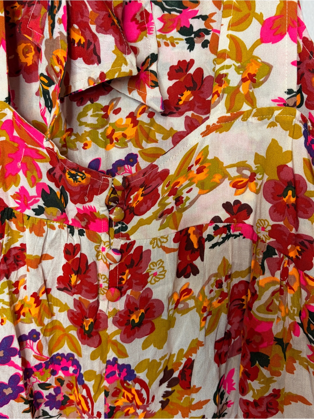 Nwt Natural Life Halle Floral Tiered Mini Dress Womens Xl — image 6 of 8